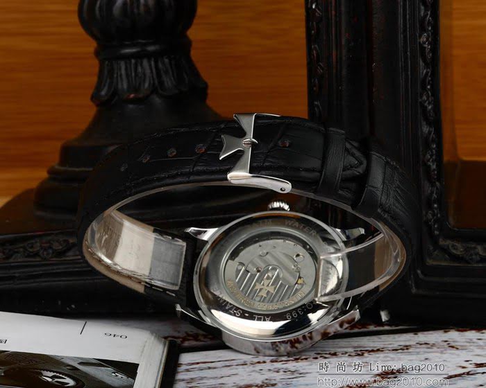 江詩丹頓 Vacheron Constantin 高級定制 全自動機械機芯 真牛皮錶帶 男士腕表  wssb4352